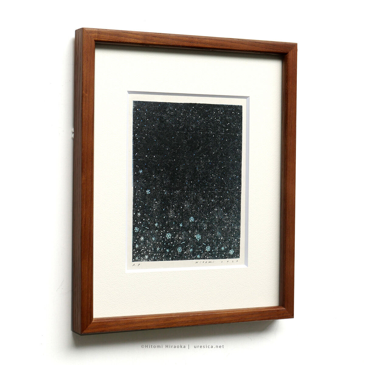 平岡瞳さん版画「まっくろいたちのレストラン」新品 平岡瞳 版画「まっくろいたちのレストラン」 06 | URESICA