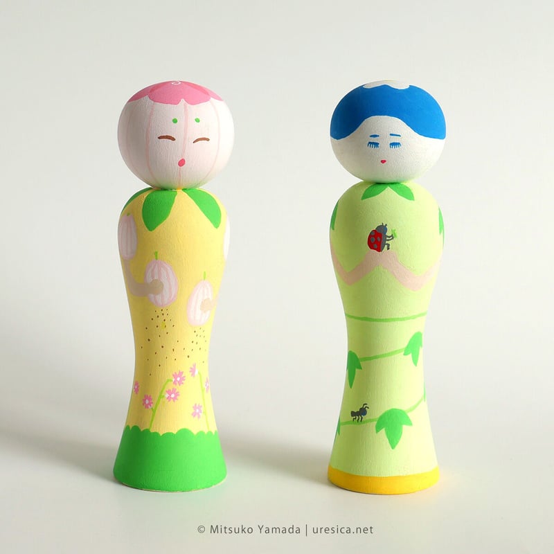 山田美津子「フクロナデシコちゃん」こけし | URESICA