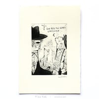タダジュン「GOD REST YOU MERRY GENTLEMEN」銅版画シート