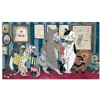 石黒亜矢子「犬のネクタイ屋さん」A4カード