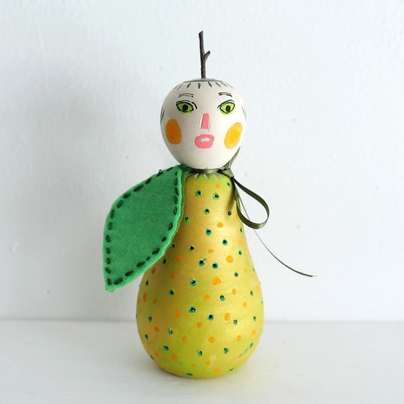 竹上妙「ラ・フランスさん」こけし | URESICA