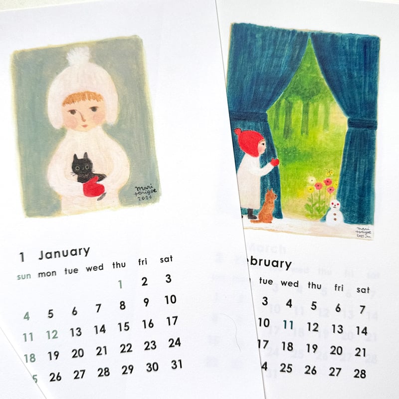 とりごえまり 2026 カレンダー | URESICA