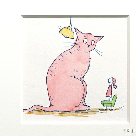 伊津野果地「ねことくらすのはどうだろうか」原画4
