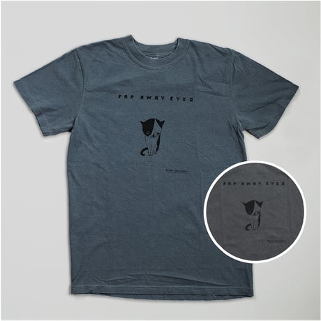 PUNTÍKY 柳本史「FAR AWAY EYES」Tシャツ
