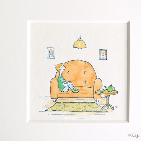 伊津野果地「ねことくらすのはどうだろうか」原画2