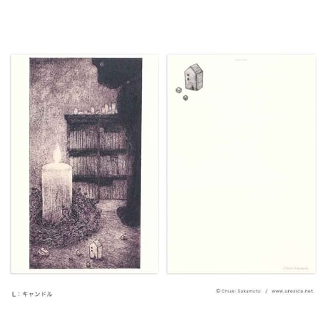 坂本千明　ポストカード（猫）