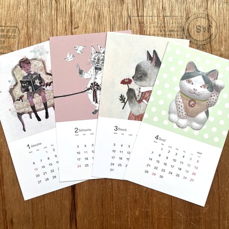 cat&dog&me 2025 カレンダー