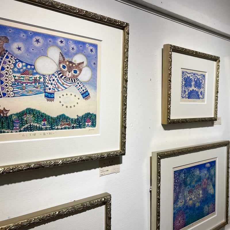 くまあやこ「ねこ天使 〜夜の船〜」 | URESICA