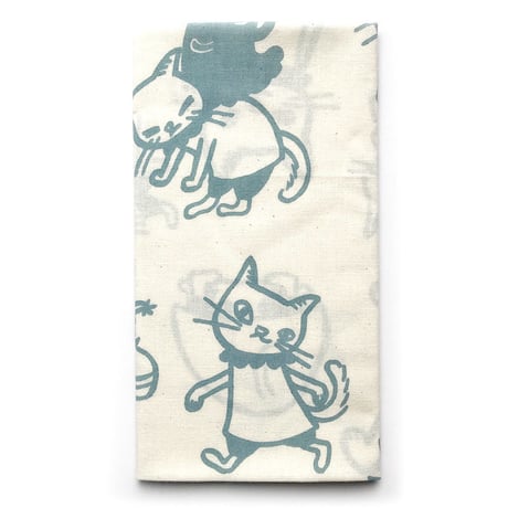 たんじあきこ　猫てぬぐい