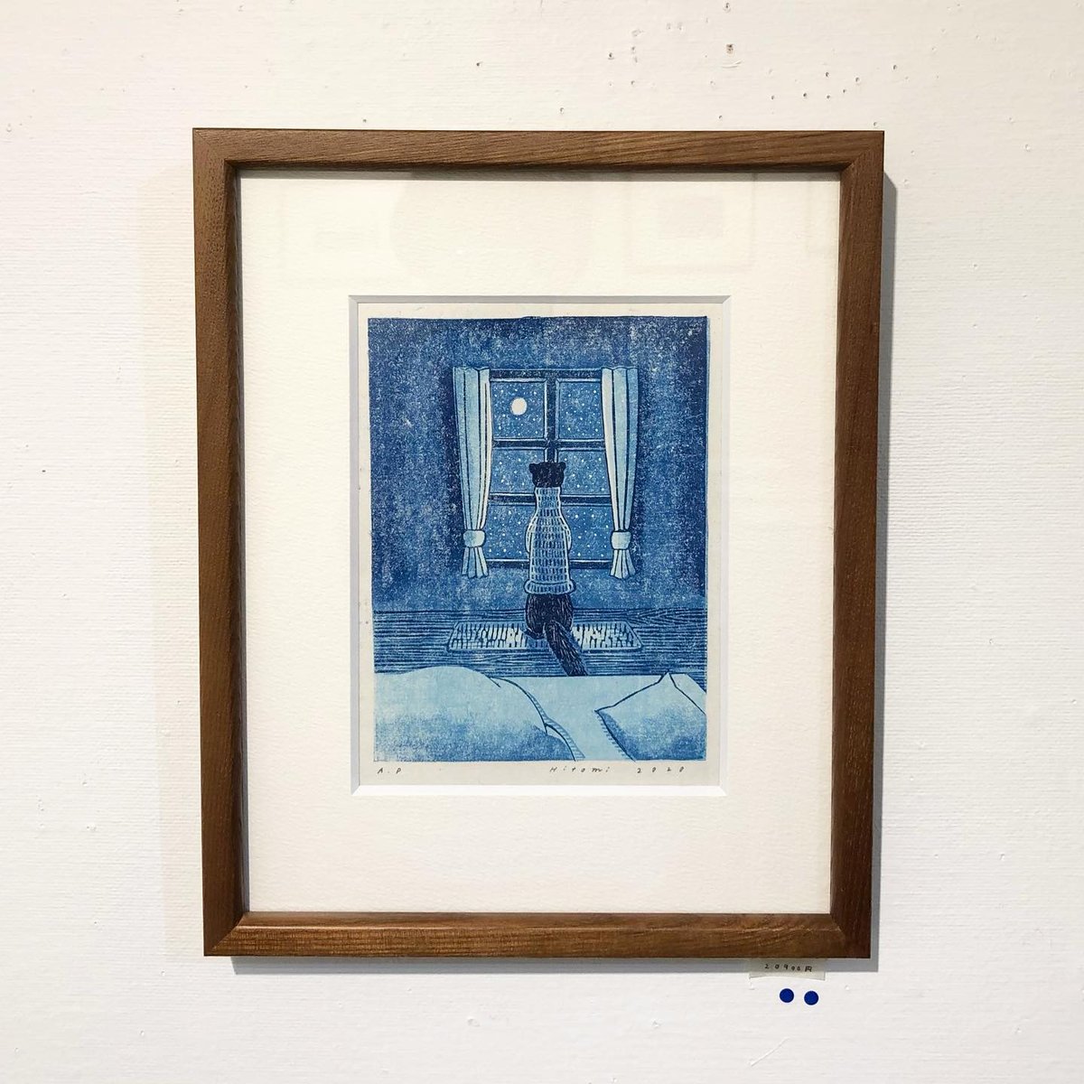 平岡瞳さん版画「まっくろいたちのレストラン」新品 平岡瞳 版画「まっくろいたちのレストラン」 06 | URESICA