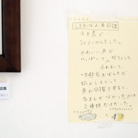 おくはらゆめ「うろおぼえ魚図鑑」