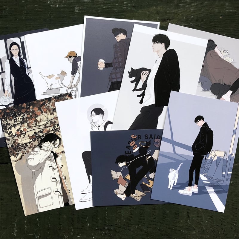 丹地陽子「めがね」ポストカード | URESICA