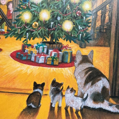 『こねこのウィンクルとクリスマスツリー』さとうゆうすけ★サイン本