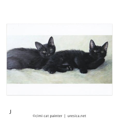 Čimi Cat Painter  ポストカード１