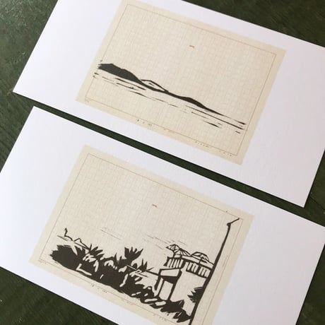 平岡瞳 作品集「海と街」＊絵葉書集
