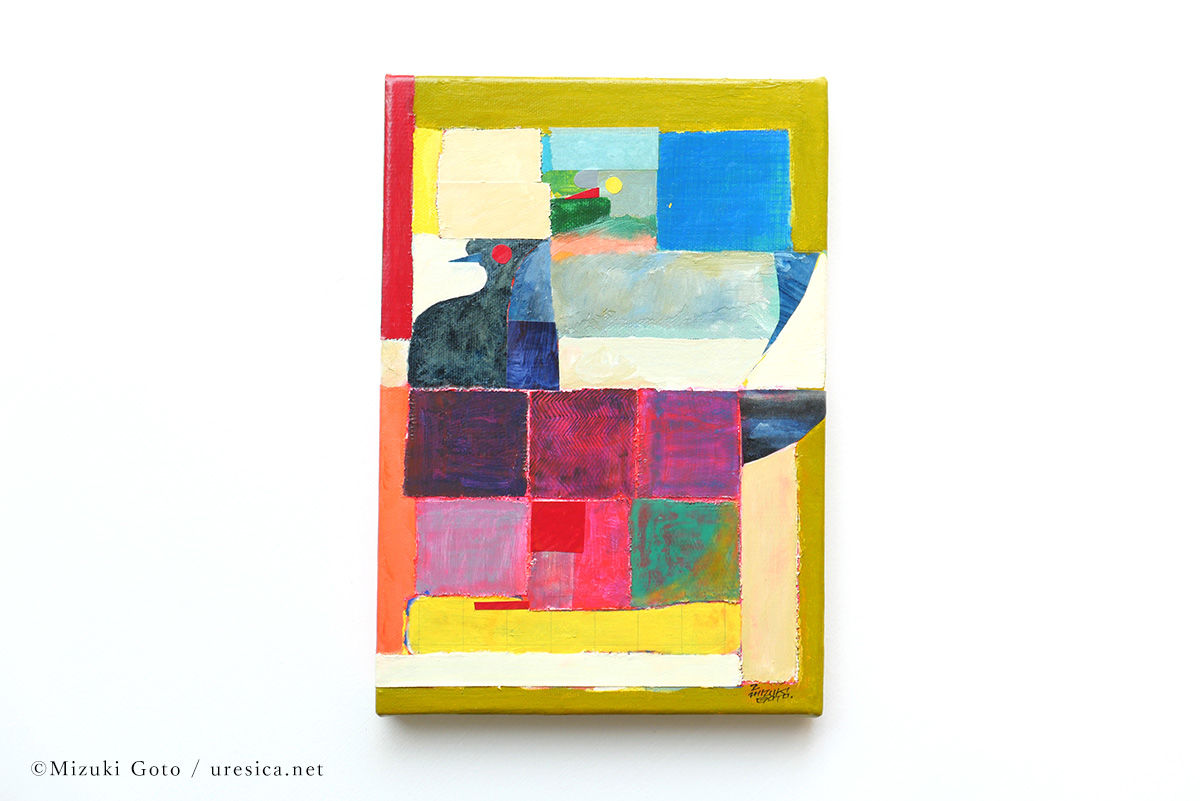 ☆後藤優子☆「あみだくじ」油絵 後藤美月 作品「2」 | URESICA