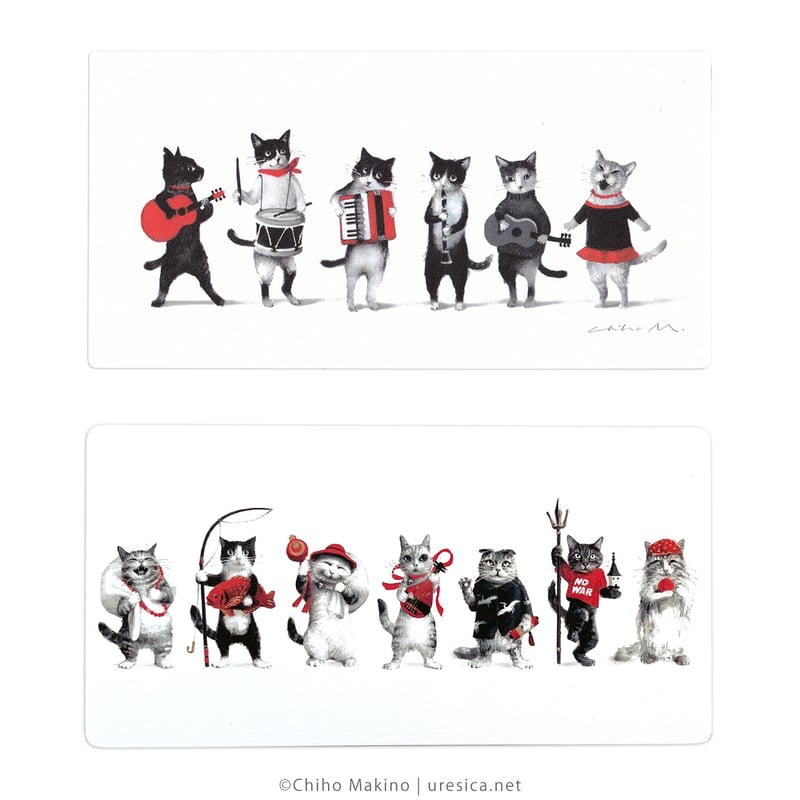 牧野千穂　「エドワードDの猫」　版画（ジクレー） 牧野千穂 「エドワードDの猫」 版画（ジクレー） - メルカリ