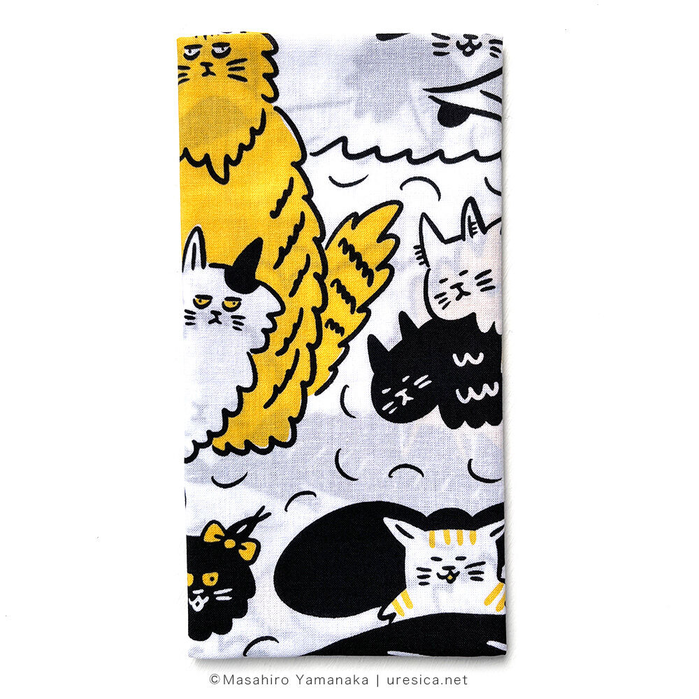山中正大 手ぬぐい 2022（猫だらけ） | URESICA
