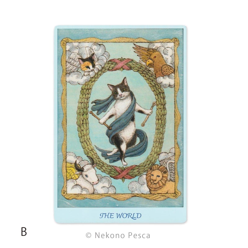 猫野ぺすか「猫タロット」ポストカード | URESICA