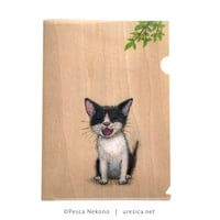 猫野ぺすか「11月の猫」A5クリアファイル