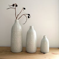 sen／Doily vase