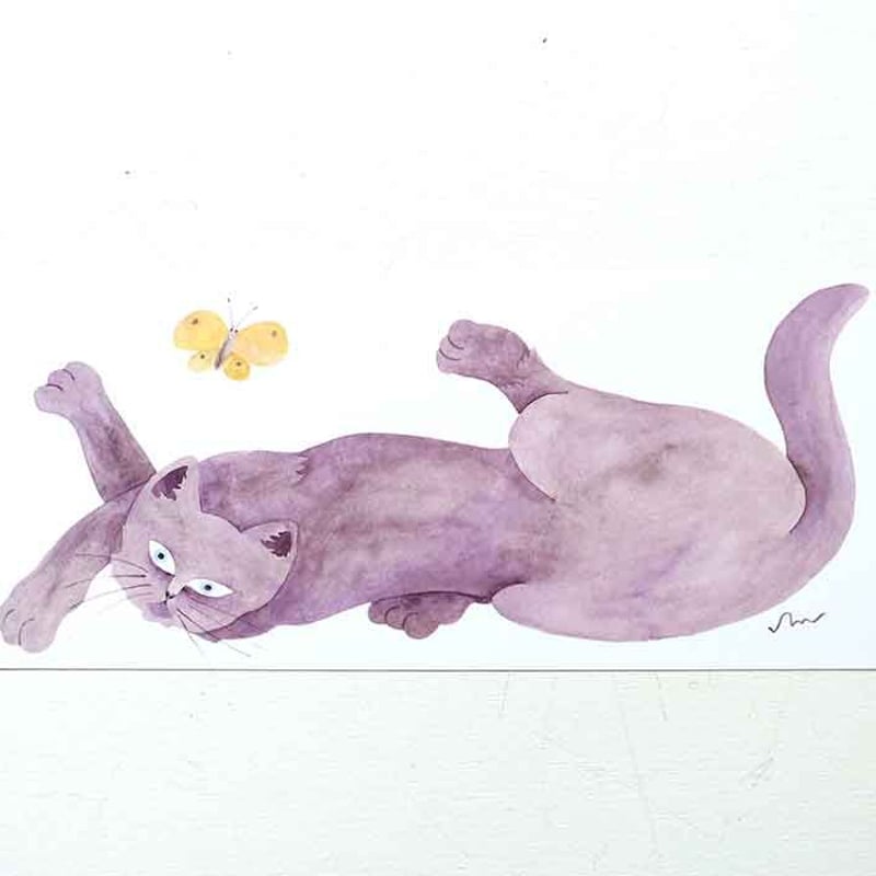 素晴らしい価格 絵画。猫3匹 絵画/タペストリ - sterlingsun.ca