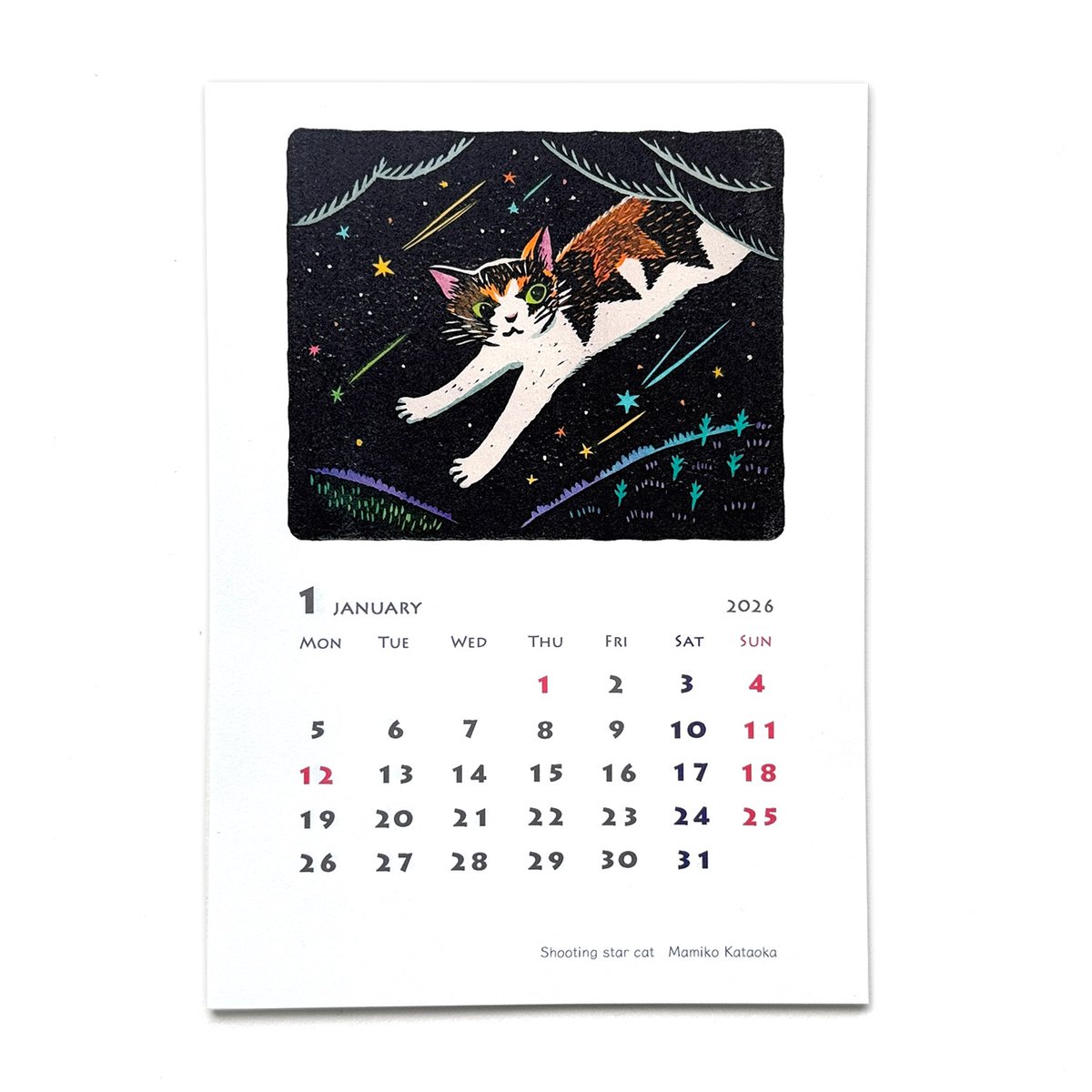 片岡まみこ 2026カレンダー猫暦 | URESICA