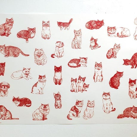『なまえのないねこ』包装紙