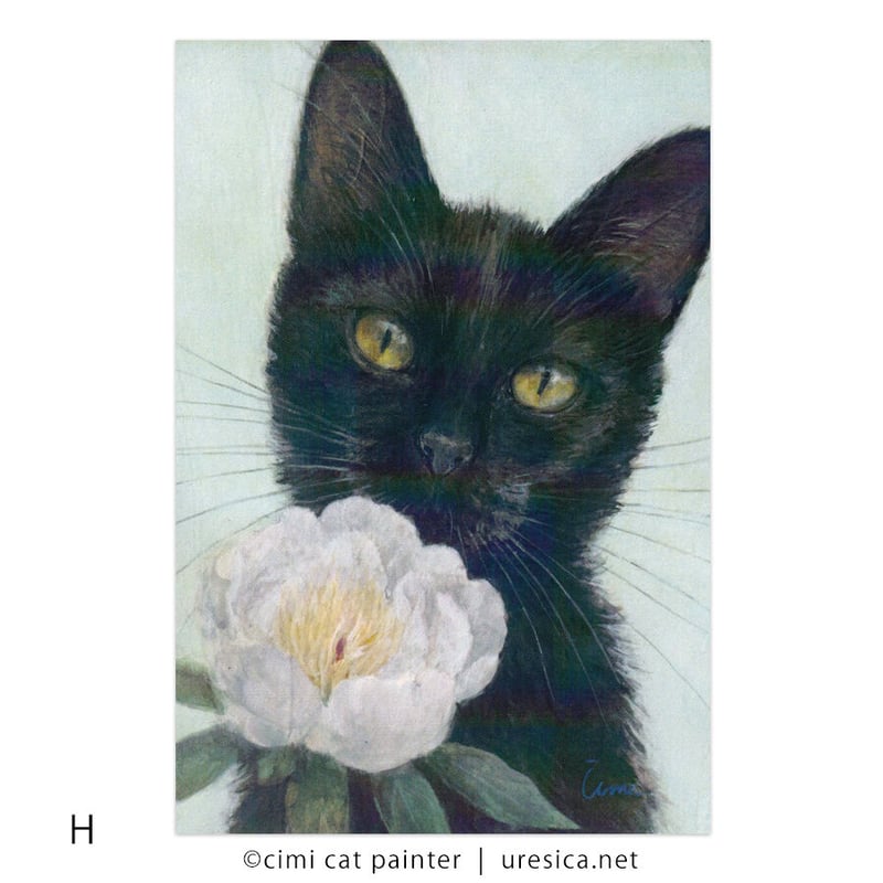 Čimi Cat Painter ポストカード1 | URESICA Čimi Cat Painter ポストカード1 | URESICA