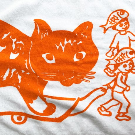 加藤休ミ The cat cart タオル