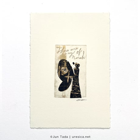 銅版画斉藤カヲル「古きフィレンツェの女たち（冬）」