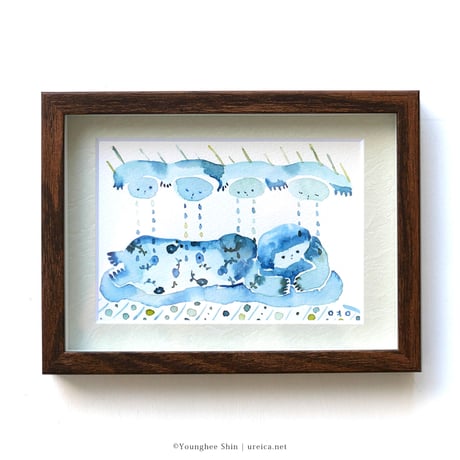 しんよんひ 作品「雨の日」