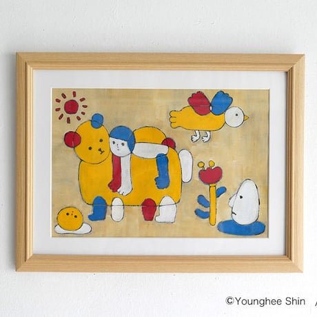 しんよんひ　作品「平和」