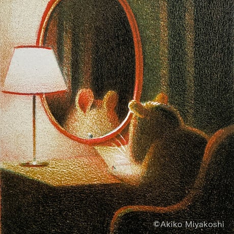 みやこしあきこ「The Dark Hotel Room」（シート）