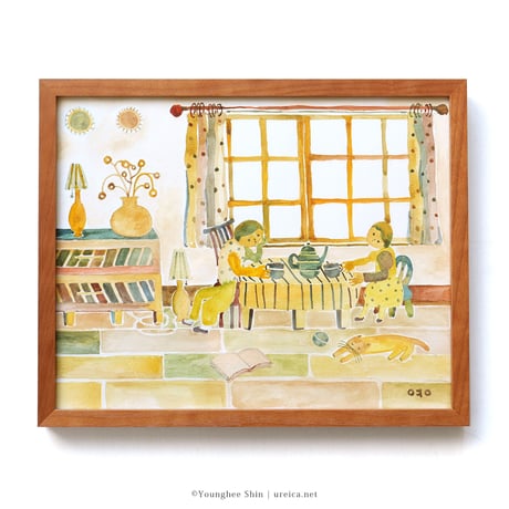 しんよんひ 作品「窓辺」