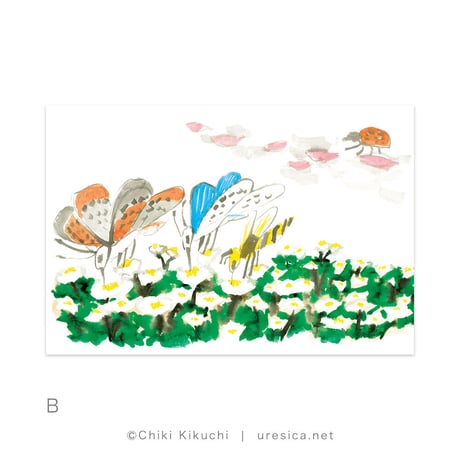 きくちちき 「さくらのふね」 ポストカード