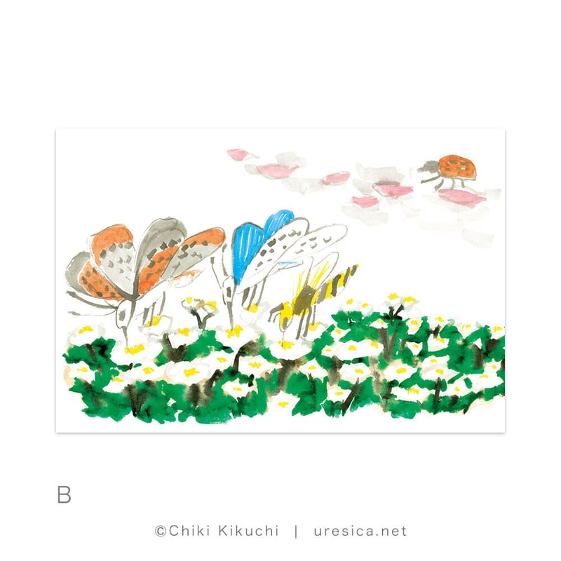 きくちちき 「さくらのふね」 ポストカード | URESICA