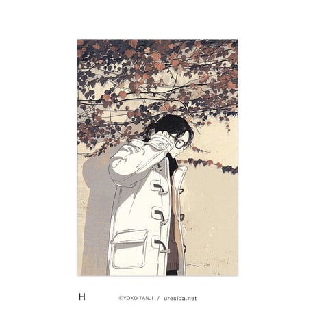 丹地陽子「めがね」ポストカード