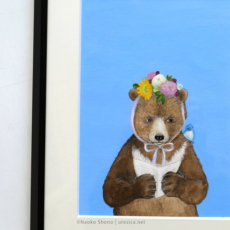 庄野ナホコ「Books & Birds」展 原画 美品 庄野ナホコ「Books & Birds」展 原画 美品 庄野ナホコ「Books & Birds