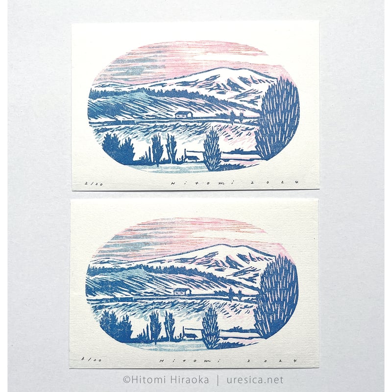 平岡瞳さん　版画 2023年 巡回＞10月1日（水）〜10月19日（日）平岡瞳 個展「風のうた