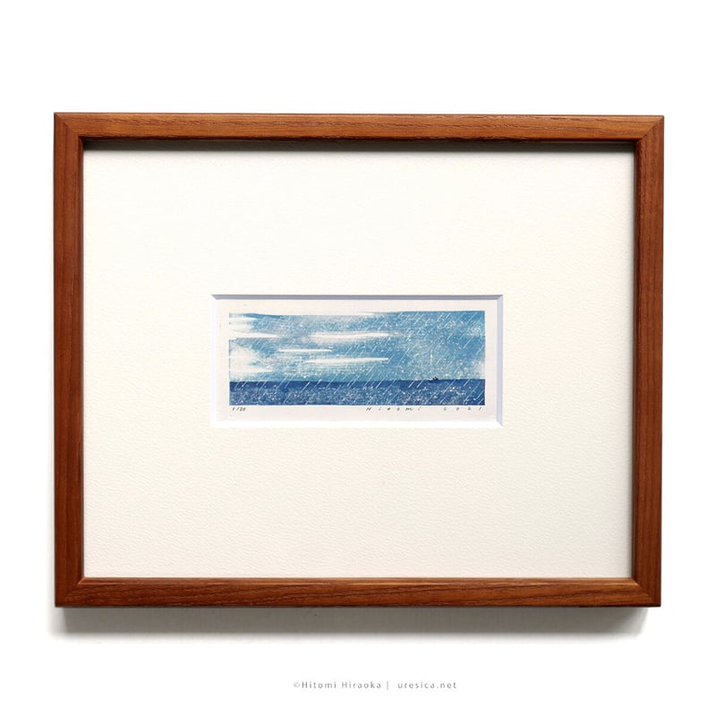 平岡瞳さん　版画 2023年 平岡瞳 木版画 08 | URESICA