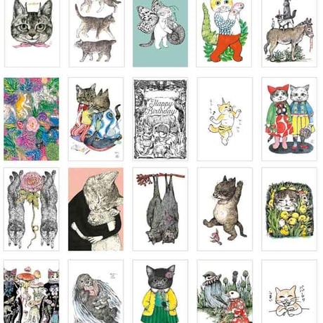 ヒグチユウコ　100POSTCARDS [Animals]