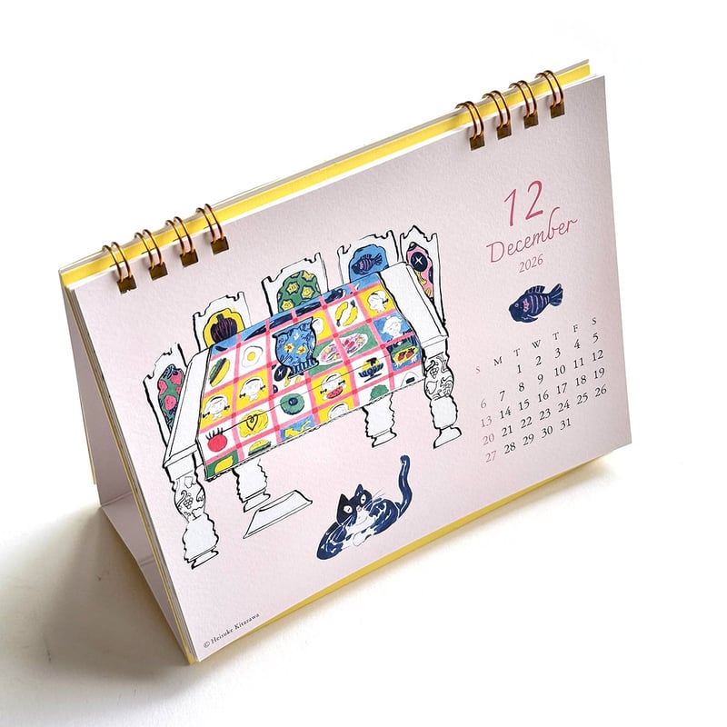 北澤平祐 卓上カレンダー2026 | URESICA