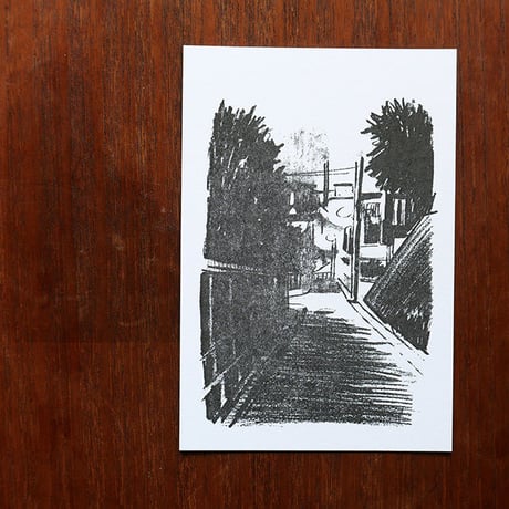 平岡瞳　絵葉書集 III「まち」