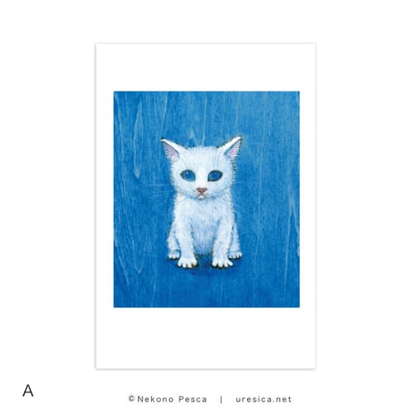 猫野ぺすか「11月の猫」ポストカード