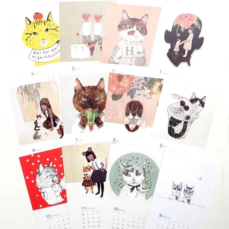 cat&dog&me 2021カレンダー