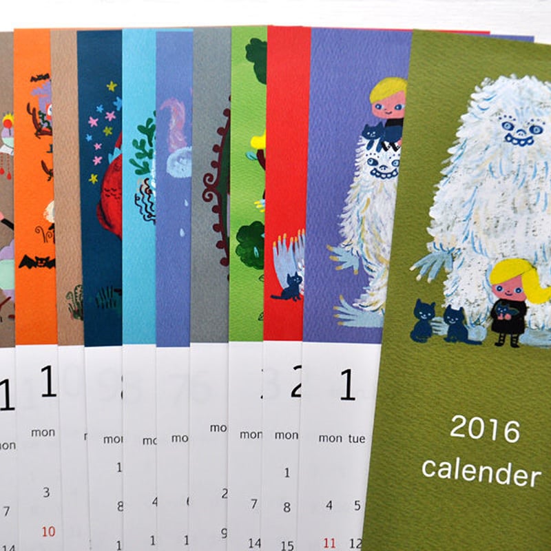 たんじあきこ 2016年カレンダー | URESICA