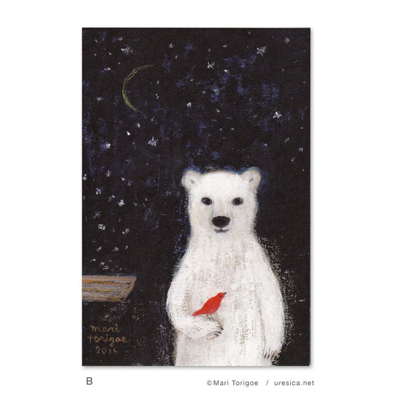 とりごえまりさんの絵画です