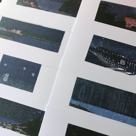 平岡瞳 作品集「海と街」＊絵葉書集