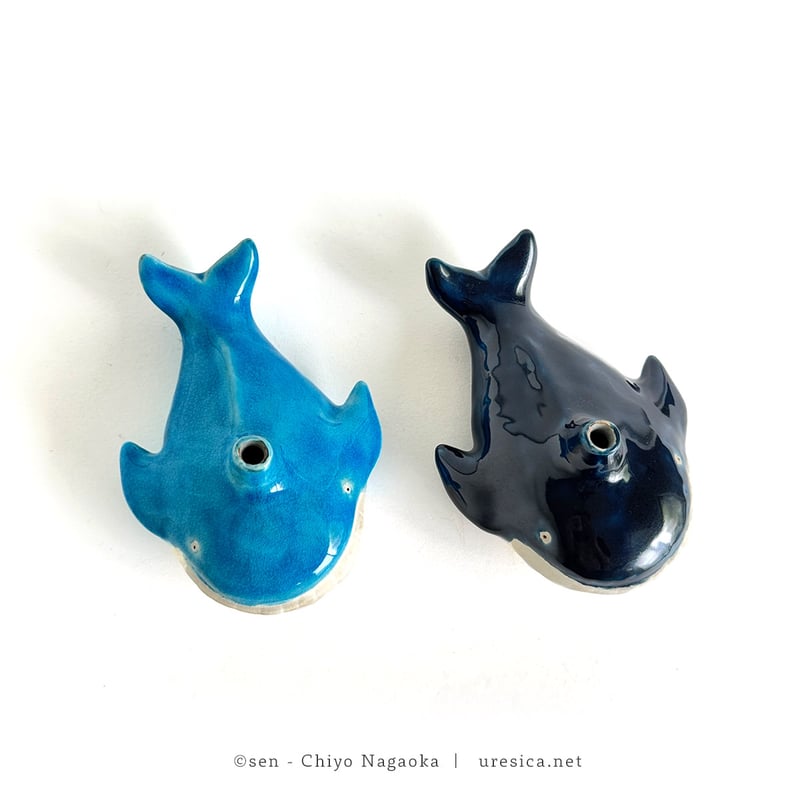 長岡千陽 sen「くじらの花入れ」 | URESICA